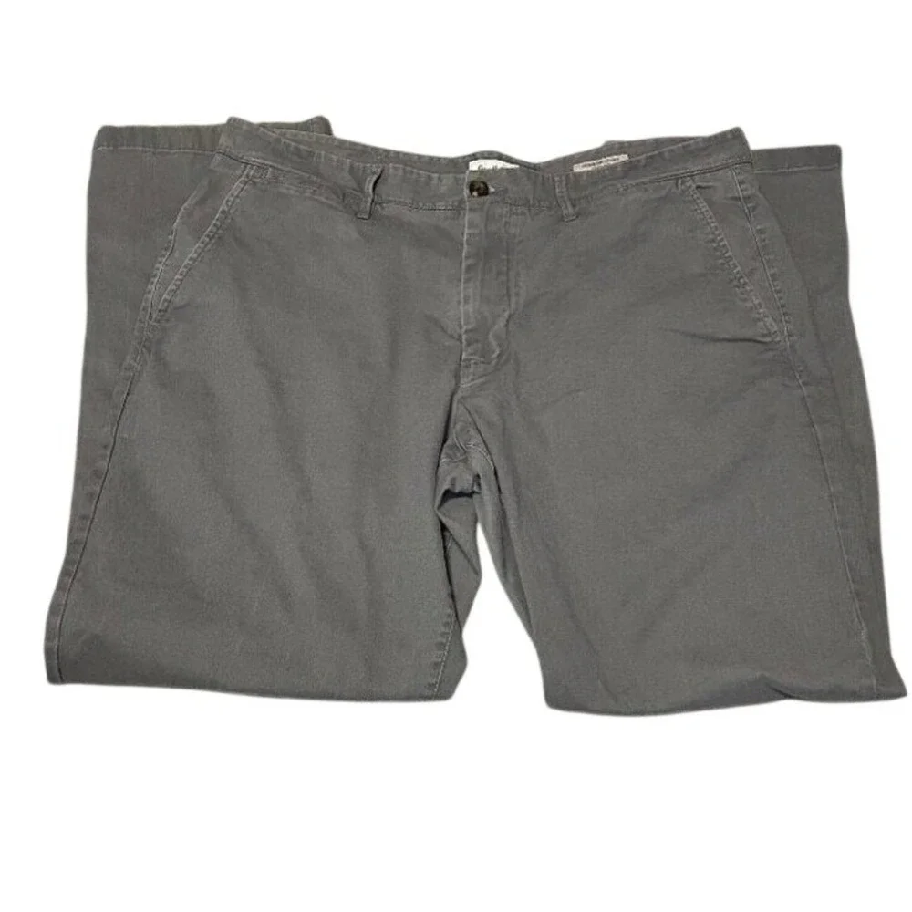 Goodfellow & Co Hennepin Chino Pants Gray Straight Fit 40x32 Mens Trousers